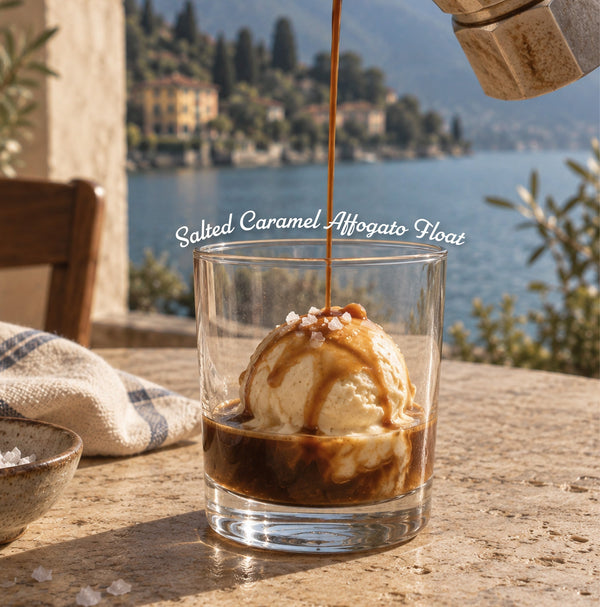 Salted Caramel Affogato Float