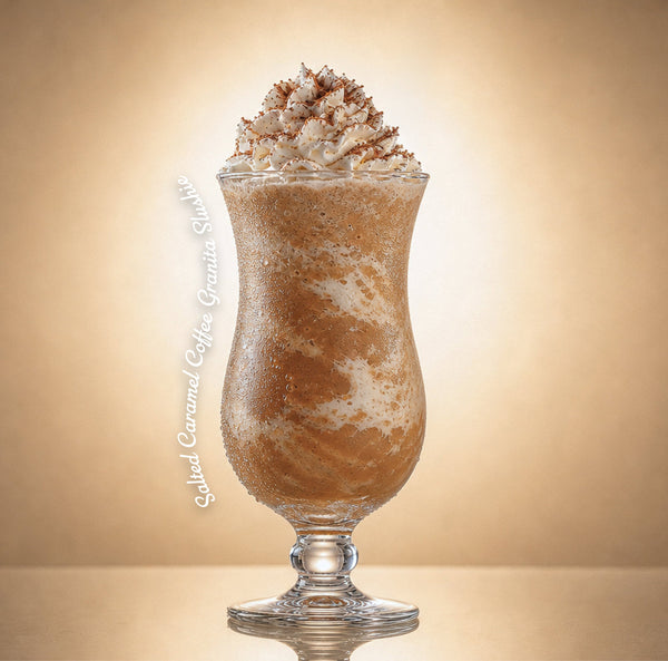 Salted Caramel Coffee Granita Slushie